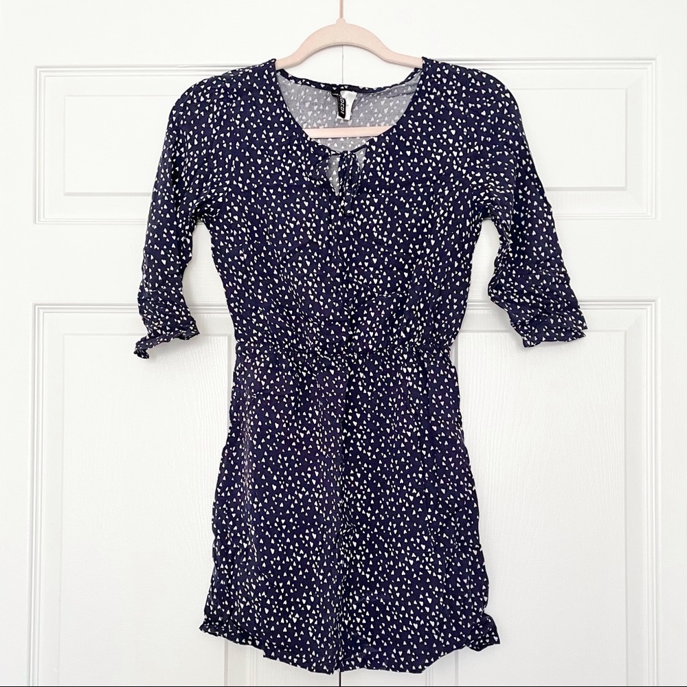 Heart Pattern Mini Dress - Picture 4 of 6